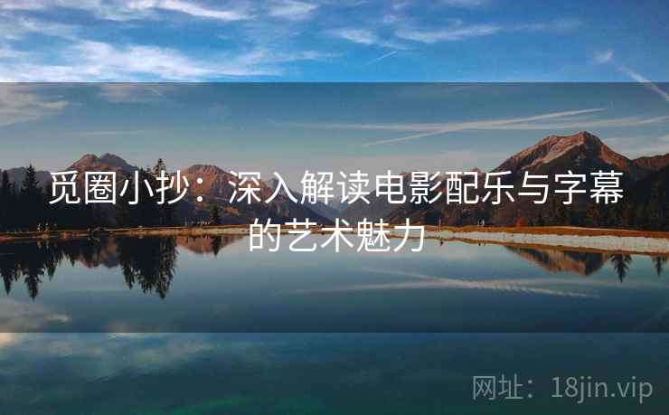 觅圈小抄：深入解读电影配乐与字幕的艺术魅力
