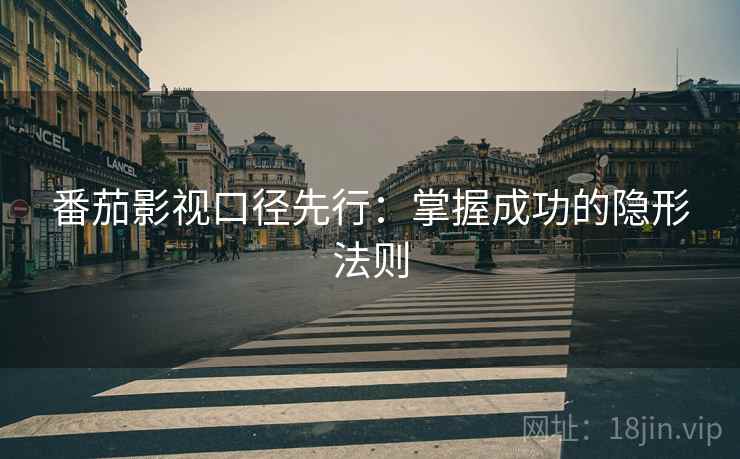 番茄影视口径先行：掌握成功的隐形法则